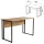 Стол  "SMART CD-019", 1180х600х770 мм, ЛОФТ, металл/ЛДСП бунратти, каркас черный, 641948